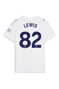 Manchester City Rico Lewis #82 Jalkapallovaatteet Naisten Kolmaspaita 2026-27 Lyhythihainen